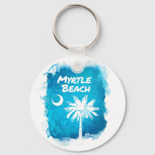 Palmetto Paint Splatter Nyckelring