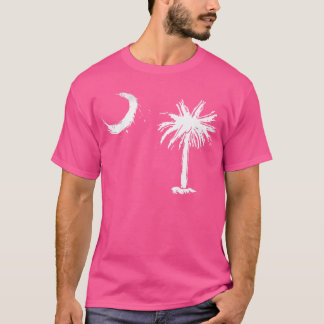 Palmetto Träd South Carolina Flagga Vacations Camp T Shirt