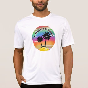 Palmetto Träd Sunset Lexington, SC Pickleball T Shirt