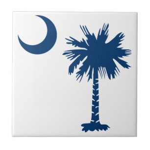 Palmettoträd Kakelplatta