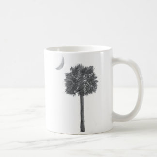 Palmettoträd och månemugg kaffemugg