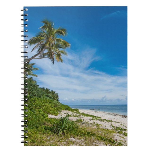 Palmfransad Kolovai-strand Anteckningsbok (Framsidan)