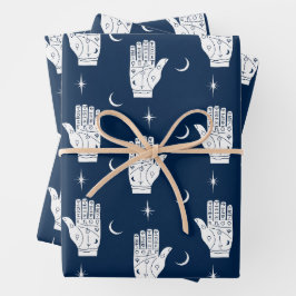 Palmier som omsluter Pappert Lakan med Händer