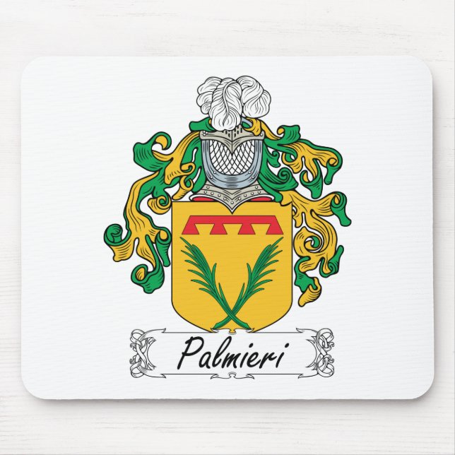 Palmieri familjvapensköld musmatta (Framsidan)