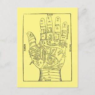 Palmistry, 1671 vykort