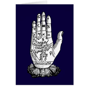 Palmistry kartlägger, 1885 OBS kort