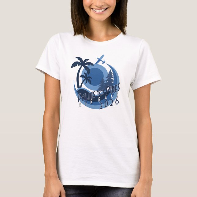 Palms To Pines Air Race 2026 T Shirt (Framsida)