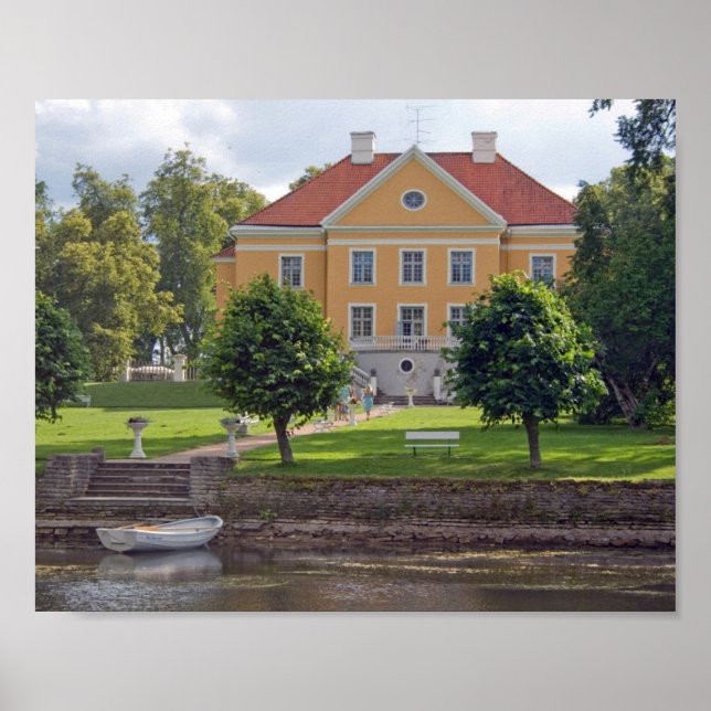 Palmse Manor Estland Underlägg Poster (Framsidan)