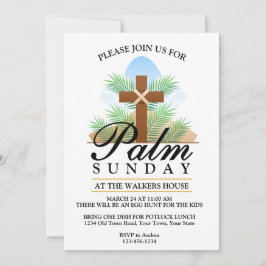 Palmsöndag Inbjudningar