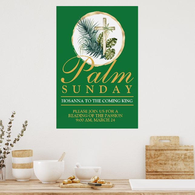 Palmsöndagsaffisch Poster (Kök)