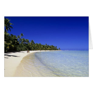 Palmstränd Cook Islands 8 Hälsningskort
