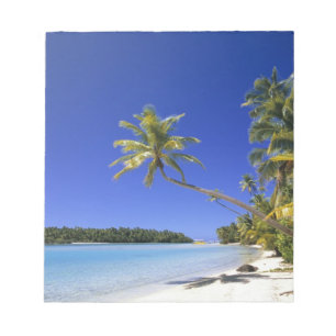 Palmstränd Cook Islands Anteckningsblock