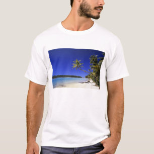 Palmsträndad strand Cook Islands 5 T Shirt