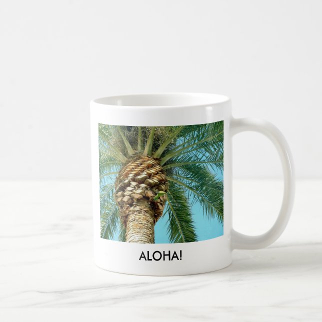 Palmträd ALOHA! - mugg (Höger)