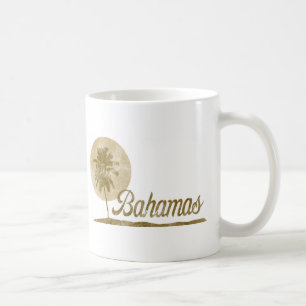 Palmträd Bahamas Kaffemugg