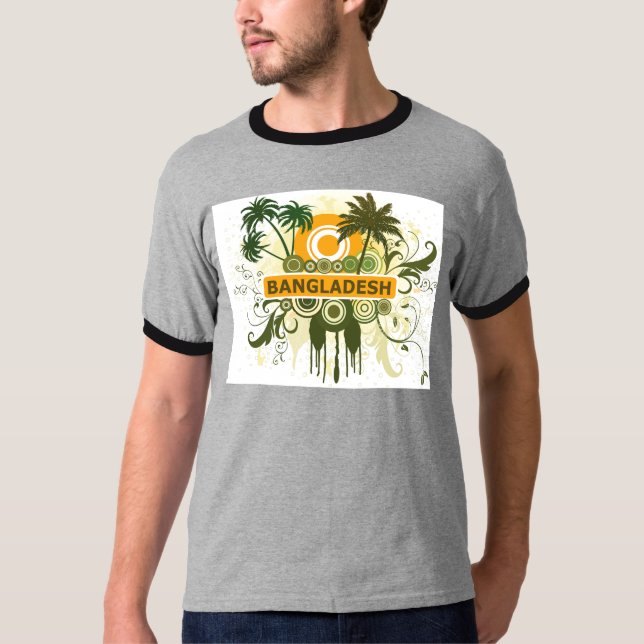 Palmträd Bangladesh T-shirt (Framsida)