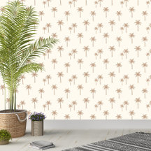 Palmträd Boho Kustnära Bondgård Beige Och Tan