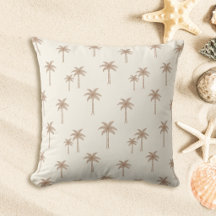 Palmträd Boho Kustnära Bondgård Beige Och Tan