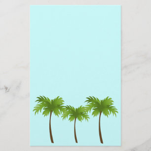 Palmträd Brevpapper