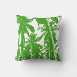 Palmträd design kudde