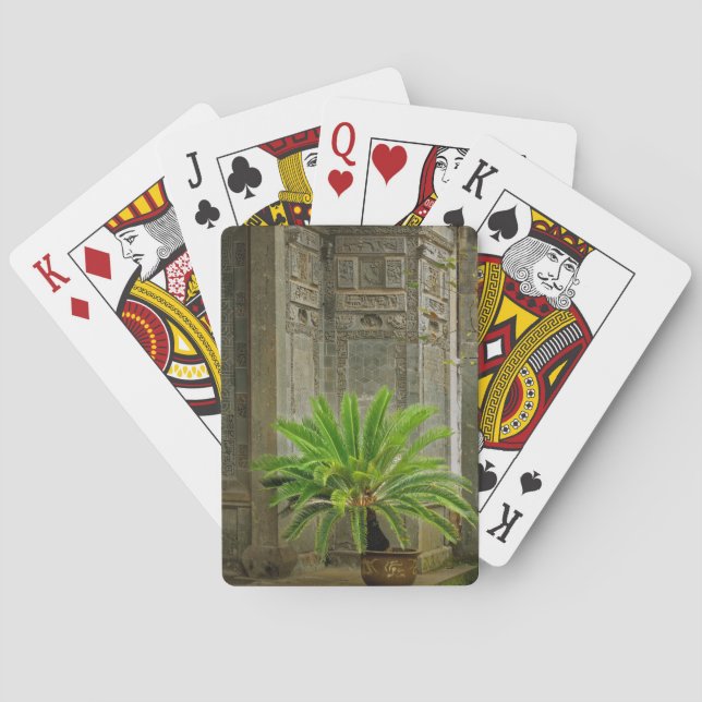 Palmträd | Hongcun, Kina Casinokort (Baksidan)