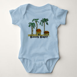 Palmträd i paradiset - Strandbaby T Shirt