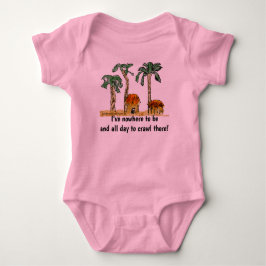 Palmträd i paradiset t shirt