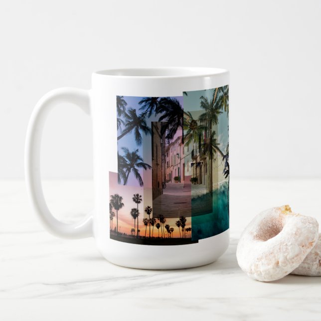 Palmträd kaffemugg (Med munk)