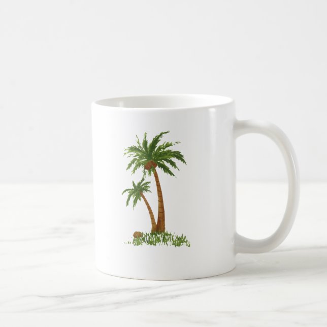 PALMTRÄD KAFFEMUGG (Höger)