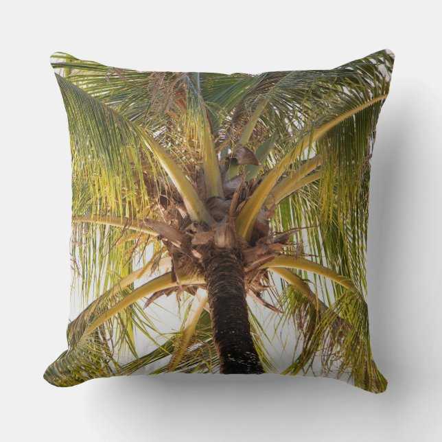 Palmträd Kastkudde Kudde (Framsida)