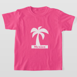 Palmträd (Mexiko Semester) - Barn Basic T-Shirt