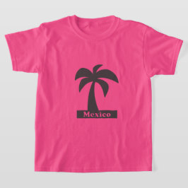 Palmträd (Mexiko Semester) - Barn Basic T-Shirt