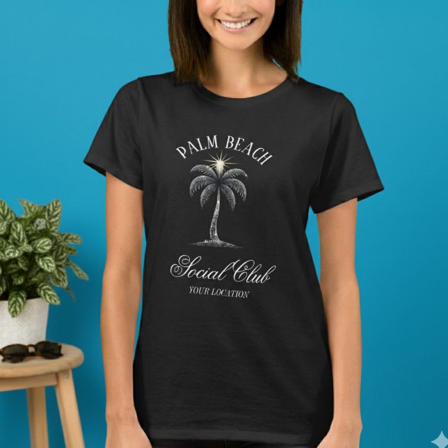 Palmträd möhippa T-shirt (Skapare uppladdad)