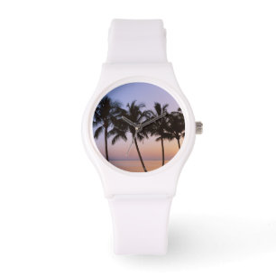 Palmträd, morgon armbandsur