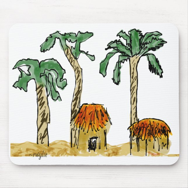 Palmträd och Paradis Musmatta (Framsidan)