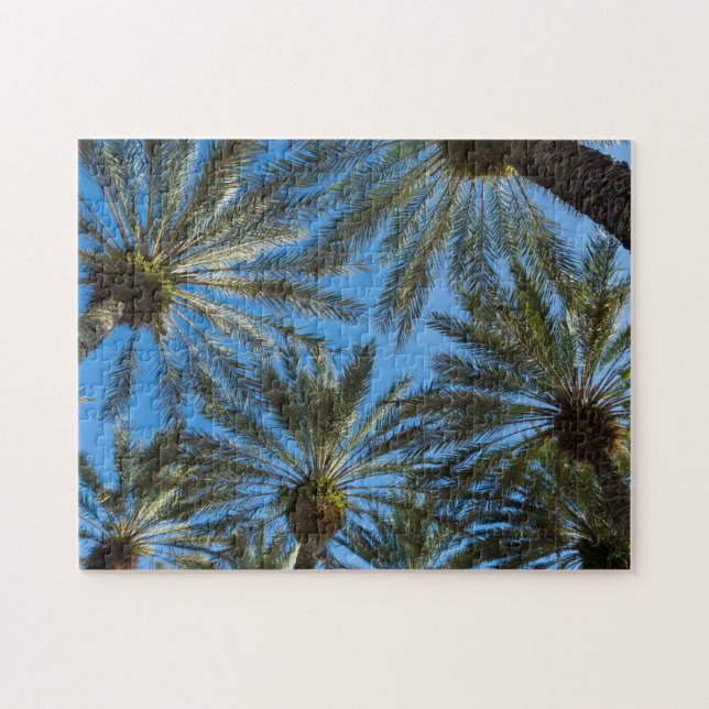 Palmträd Paraply Pussel (Horisontell)
