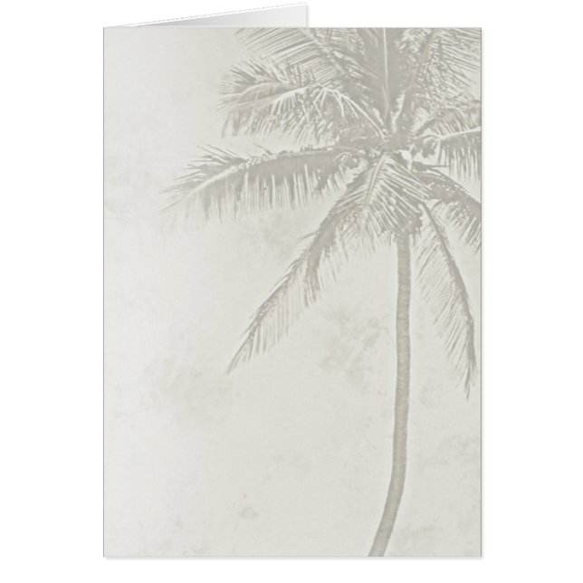 Palmträd (sand) OBS kort (Framsidan)