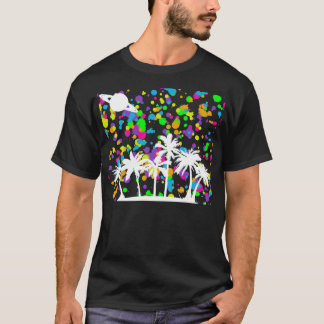 Palmträd & Saturn T-tröja T-shirt