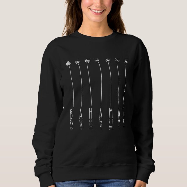 Palmträd Semester  Ö Bahamas 1 T Shirt (Framsida)