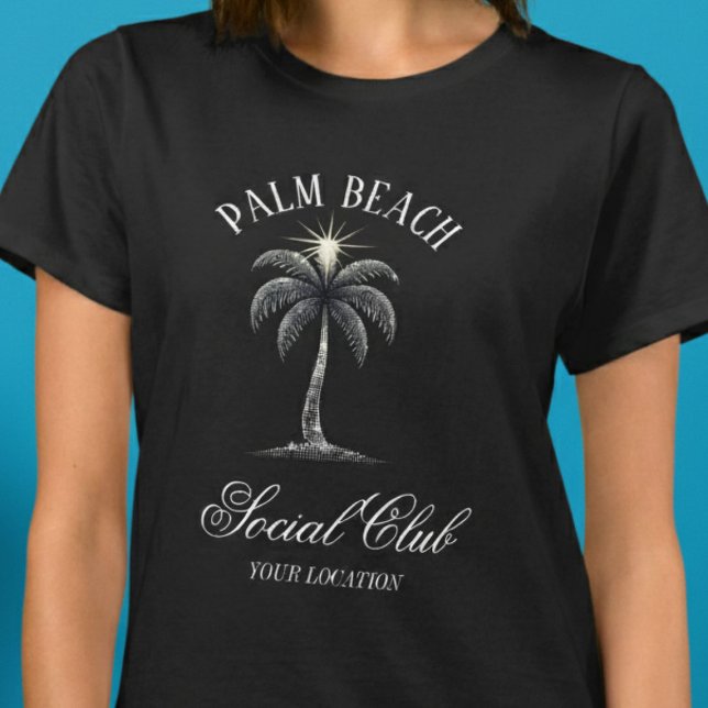 Palmträd Sjungningsfest T-Shirt (Skapare uppladdad)