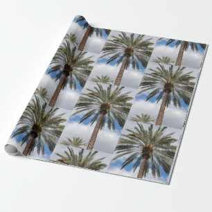 Palmträd som slår in papper presentpapper