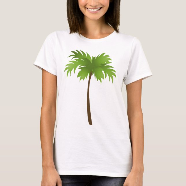 Palmträd T Shirt (Framsida)