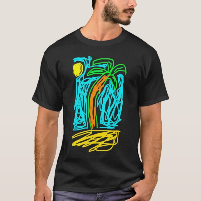 palmträd tee (Framsida)