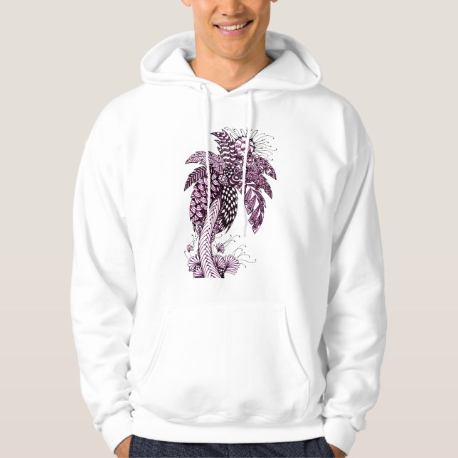 Palmträd Tröja Med Luva (Framsida)