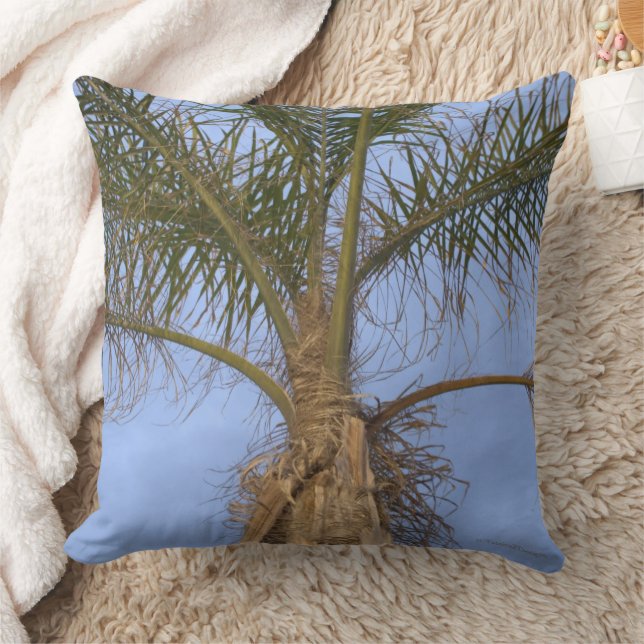 Palmträd Tropisk Reversibel Kuddthrow Kudde (Filt)