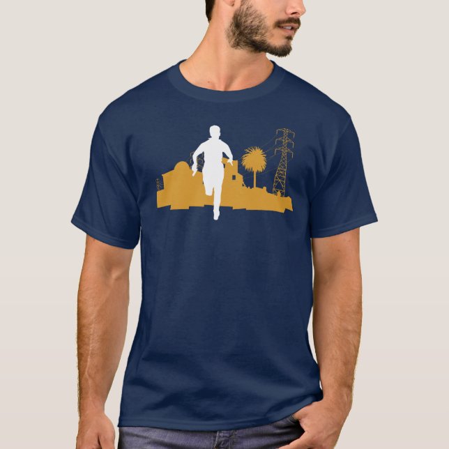 Palmträd & vapen tee (Framsida)