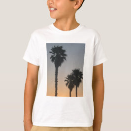 Palmträd vid solnedgång t shirt