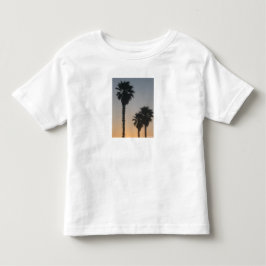 Palmträd vid solnedgång t shirt