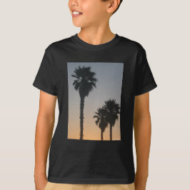 Palmträd vid solnedgång t shirt