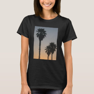 Palmträd vid solnedgång t shirt